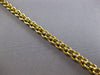 ESTATE LONG 18KT YELLOW GOLD 3D SOLID HAND CRAFTED ITALIAN BRACELET #28307