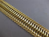 ANTIQUE LARGE & LONG 14KT YELLOW GOLD 3D HAND CRAFTED FILIGREE BRACELET #28305