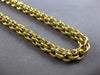 ESTATE EXTRA LONG 18KT YELLOW GOLD 3D SOLID HAND CRAFTED ITALIAN NECKLACE #28307