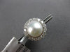 EXTRA LARGE 1.2CT DIAMOND & SOUTH SEA PEARL 18K WHITE & 14K YELLOW GOLD EARRINGS