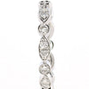 .54CT DIAMOND 18KT WHITE GOLD ROUND & MARQUISE SHAPE ETERNITY ANNIVERSARY RING