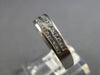 .35CT DIAMOND 14KT WHITE GOLD CHANNEL DOME SHAPE 2 ROW WEDDING ANNIVERSARY RING