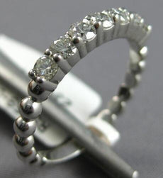 .57CT DIAMOND 14KT WHITE GOLD 3D 7 STONE SHARED PRONG WEDDING ANNIVERSARY RING