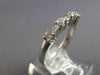 .45CT DIAMOND 14KT WHITE GOLD ROUND & BAGUETTE 7 STONE WEDDING ANNIVERSARY RING