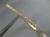ESTATE .49CT DIAMOND 18K YELLOW GOLD GRADUATING JOURNEY FLEXIBLE BANGLE BRACELET