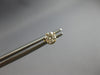 ESTATE .33CT DIAMOND 14KT YELLOW GOLD 3D ROUND CLASSIC FOUR PRONG STUD EARRINGS