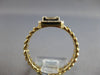 .22CT DIAMOND 14KT YELLOW GOLD ROUND & BAGUETTE SQUARE HALO LOVE KNOT FUN RING