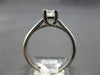 .42CT DIAMOND 14KT WHITE GOLD CLASSIC PRINCESS SOLITAIRE LUCIDA ENGAGEMENT RING