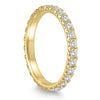 1.4CT DIAMOND 14KT YELLOW GOLD CLASSIC ROUND ETERNITY WEDDING ANNIVERSARY RING