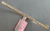 .92CT DIAMOND 14K ROSE GOLD CLASSIC ROUND SEMI ETERNITY 2MM CUFF BANGLE BRACELET