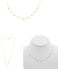 .13CT DIAMOND 14KT YELLOW GOLD ROUND & BAGUETTE STAR OF DAVID LOVE KNOT NECKLACE