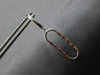 1.32CT DIAMOND & AAA RUBY 14KT WHITE GOLD ROUND & BAGUETTE FUN HANGING EARRINGS