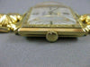 ANTIQUE WIDE 21K & 14K YELLOW GOLD JULES JERGENSON SWISS WATCH 18MM 7.75" #20176