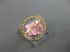 ESTATE .33CT DIAMOND 14KT YELLOW GOLD 3D CLASSIC ROUND CIRCLE OF LIFE FUN RING