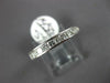 .59CT DIAMOND 14KT WHITE GOLD 3D 3MM PRINCESS CHANNEL WEDDING ANNIVERSARY RING