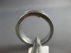 WIDE .80CT DIAMOND PLATINUM 3D PRINCESS CHANNEL 2 ROW WEDDING ANNIVERSARY RING