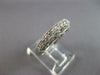 ESTATE .55CT DIAMOND 14KT WHITE GOLD 3D SEMI ETERNITY ANNIVERSARY RING #27560