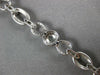 WIDE 1.78CT DIAMOND 14KT WHITE GOLD 3D ROUND MULTI FLOWER INFINITY LOVE BRACELET