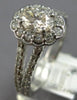 1.20CT WHITE & LIGHT CHOCOLATE FANCY DIAMOND 14KT WHITE GOLD 3D ENGAGEMENT RING