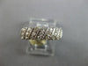 .52CT DIAMOND 14KT WHITE GOLD 3D CLASSIC 2 ROW DIAGONAL WEDDING ANNIVERSARY RING
