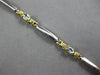 1.37CT DIAMOND & AAA AQUAMARINE 14KT 2 TONE GOLD OVAL & ROUND 3 STONE BRACELET