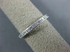 ANTIQUE .36CT DIAMOND PLATINUM 3D 2mm FILIGREE MILGRAIN ANNIVERSARY RING #26668
