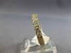 .73CT DIAMOND 14KT YELLOW GOLD 3D 4 PRONG SEMI ETERNITY WEDDING ANNIVERSARY RING