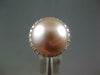 .32CT DIAMOND & AAA PINK SOUTH SEA PEARL 18KT ROSE GOLD CLASSIC HALO LOVE RING