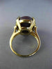 ANTIQUE EXTRA LARGE 19.95CT STAR RUBY SAPPHIRE 14KT YELLOW GOLD 3D RING #25648