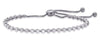 ESTATE 1.75CT DIAMOND 14KT WHITE GOLD 3D SHARED PRONG ADUSTABLE TENNIS BRACELET
