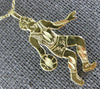 ESTATE 14KT YELLOW GOLD 3D HANDCRAFTED BASKETBALL PLAYER CHARM PENDANT #25315