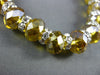 YELLOW CRYSTAL VENETIAN GLASS STRETCH BRACELET CZs JUST BEAUTIFUL!