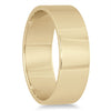 ESTATE 14KT YELLOW GOLD 3D CLASSIC 6MM SQUARE DESIGN WEDDING ANNIVERSARY RING