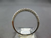 .57CT DIAMOND 14KT WHITE GOLD 3D CLASSIC 2.5MM SEMI ETERNITY ANNIVERSARY RING