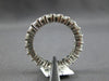 2.62CT DIAMOND 14K WHITE GOLD ROUND SHARED PRONG ETERNITY FUN ANNIVERSARY RING
