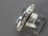 1.45CT DIAMOND 14KT WHITE GOLD PRINCESS ETERNITY 3.5mm WEDDING ANNIVERSARY RING