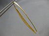 EXTRA LARGE 1.19CT DIAMOND 18K YELLOW GOLD GRADUATING LEVERBACK HANGING EARRINGS