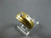 ESTATE .22CT DIAMOND 14KT WHITE & YELLOW GOLD 3D ETOILE MATTE AND SHINY FUN RING