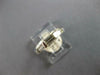 .45CT DIAMOND 14KT WHITE GOLD BAGUETTE 3 STONE V SHAPE WEDDING ANNIVERSARY RING