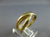 ESTATE 18KT YELLOW GOLD 3D TIFFANY & CO CLASSIC INFINITY LOVE RING