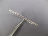 3CT DIAMOND 14K WHITE GOLD 3D CLASSIC 3MM SEMI ETERNITY FLEXIBLE BANGLE BRACELET