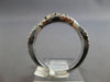 ESTATE .54CT DIAMOND 14KT WHITE GOLD 3D CLASSIC ROUND 2 STONE INFINITY LOVE RING