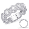 ESTATE .85CT DIAMOND 14KT WHITE GOLD CLASSIC MULTI FLOWER OPEN FILIGREE FUN RING