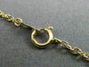 ANTIQUE 14KT YELLOW GOLD 3D HANDCRAFTED CLASSIC ROPE CHAIN NECKLACE #26339