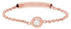 .10CT DIAMOND 14KT ROSE GOLD 3D ROUND SOLITAIRE FLEXIBLE BEZEL ETOILE LOVE RING