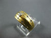 ESTATE .22CT DIAMOND 14KT WHITE & YELLOW GOLD 3D ETOILE MATTE AND SHINY FUN RING