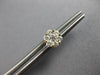 ESTATE .50CT DIAMOND 14KT YELLOW GOLD 3D CLASSIC CLUSTER FLOWER STUD EARRINGS