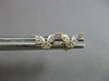 SMALL .31CT DIAMOND 14KT YELLOW GOLD 3D ROUND & MARQUISE BUTTERFLY STUD EARRINGS