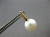 LARGE .61CT DIAMOND & AAA SOUTH SEA PEARL 18KT ROSE GOLD 3 ROW HANGING EARRINGS