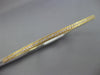 ESTATE .96CT DIAMOND 18KT YELLOW GOLD CLASSIC MILGRAIN ETERNITY BANGLE BRACELET